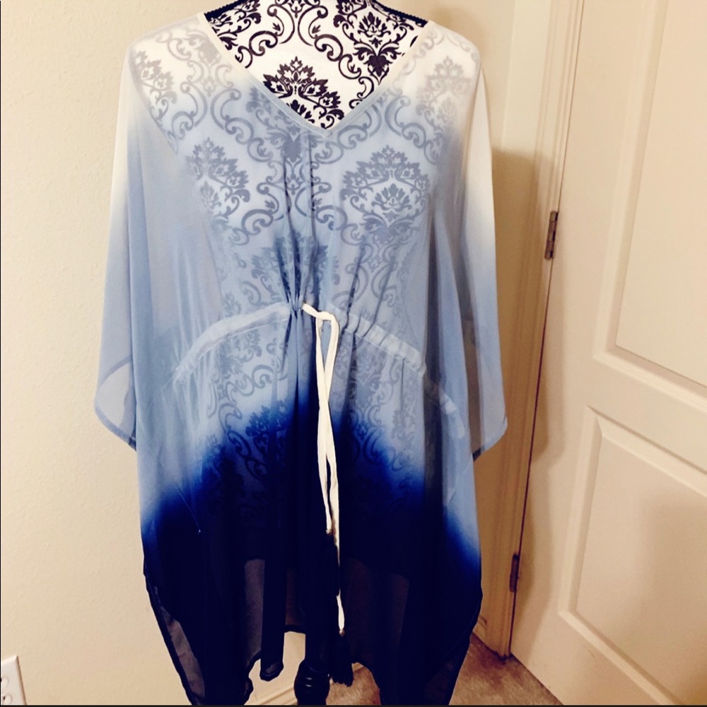 See-through chiffon Beach dress